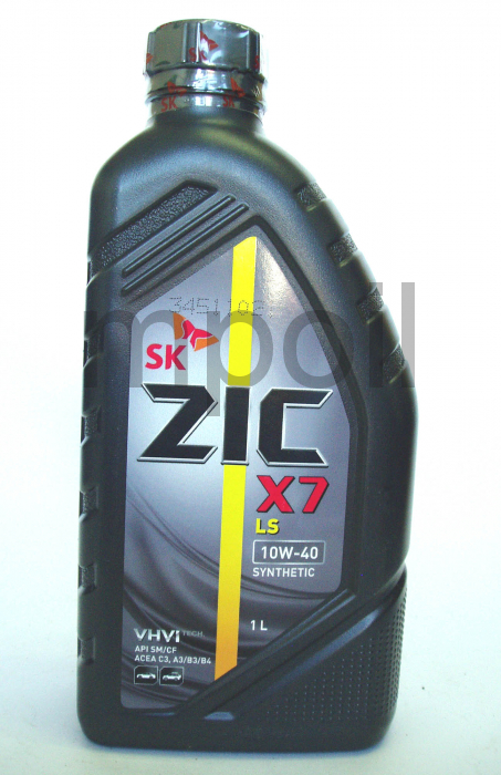 Масло ZIC X7 LS 10w40  SM/CF (1л.)