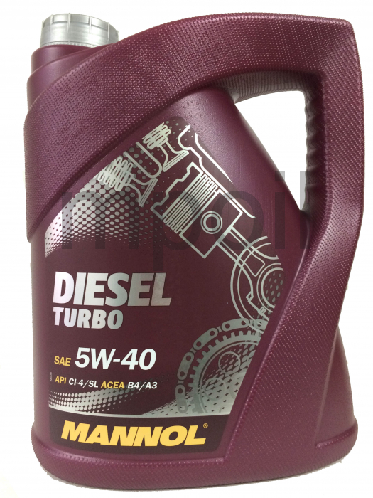 Масло MANNOL Turbo Diesel  SAE 5w40 5л