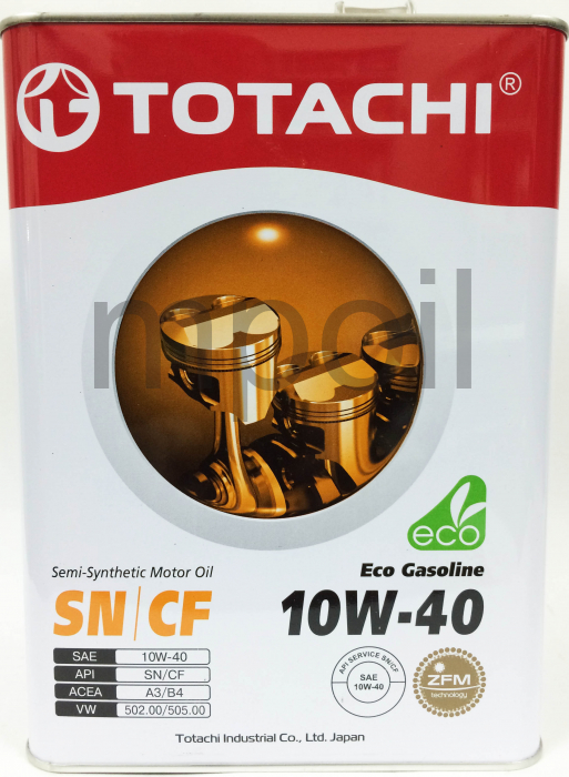 Масло TOTACHI Eco Gasoline 10W-40 SN/CF п/с 4л