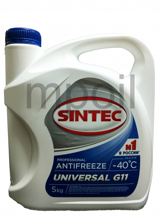 Антифриз Sintec Universal G11 синий 5л