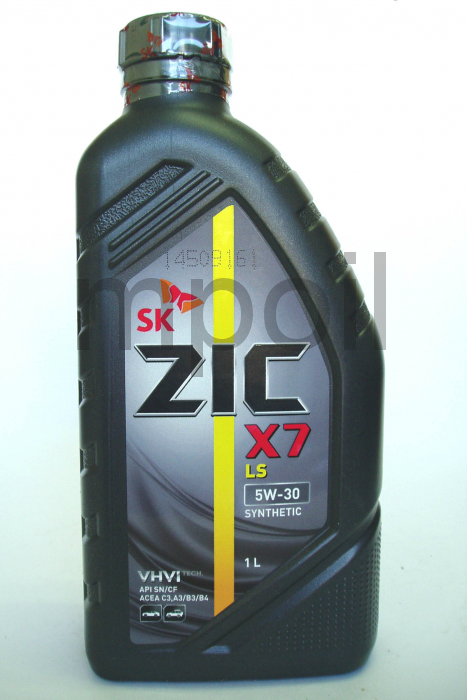 Масло ZIC X7 LS 5w30  SN/CF (1л.)