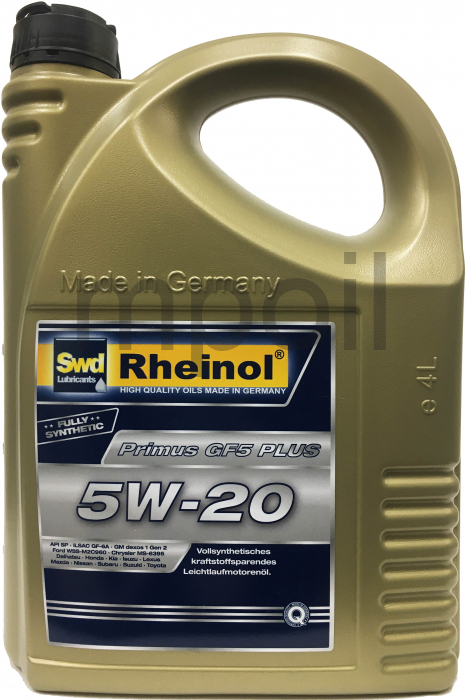 Масло SWD Rheinol  Primus GF5 Plus 5W-20 4л 31198470