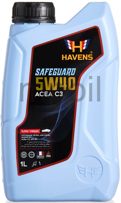 Масло Havens Safeguard 5W40 SN PLUS ACEA C3 1л