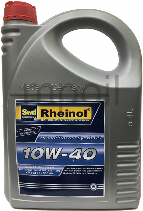 Масло SWD Rheinol  PS CS SAE 10W-40 п/с 4л