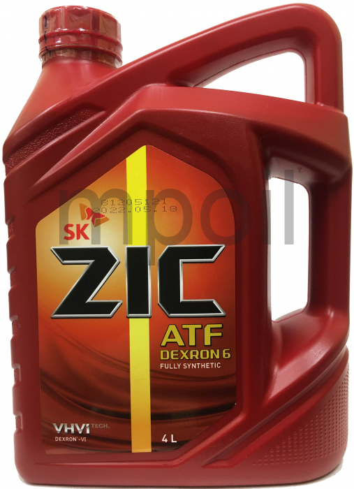 Масло трансм. ZIC ATF Dexron 6 4л