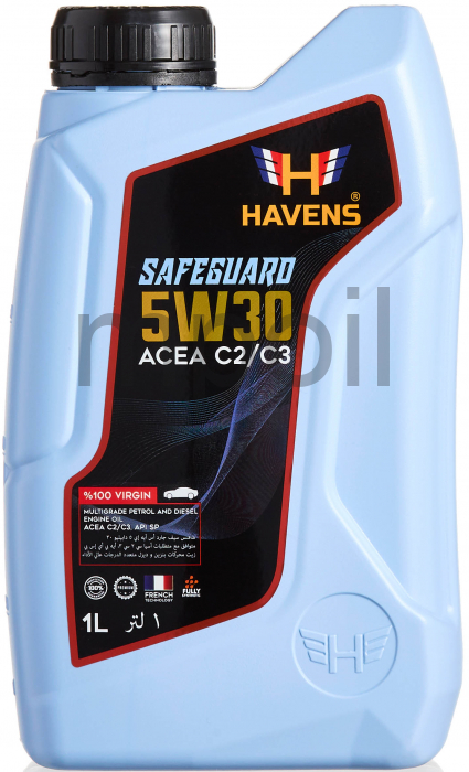 Масло Havens Safeguard 5W30 SN PLUS ACEA C2/C3 1л