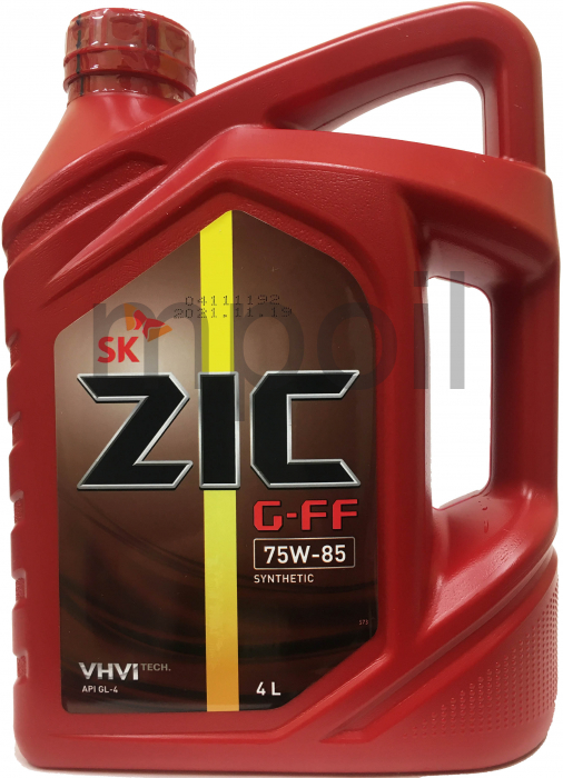 Масло трансм. ZIC G-FF 75W-85 4л