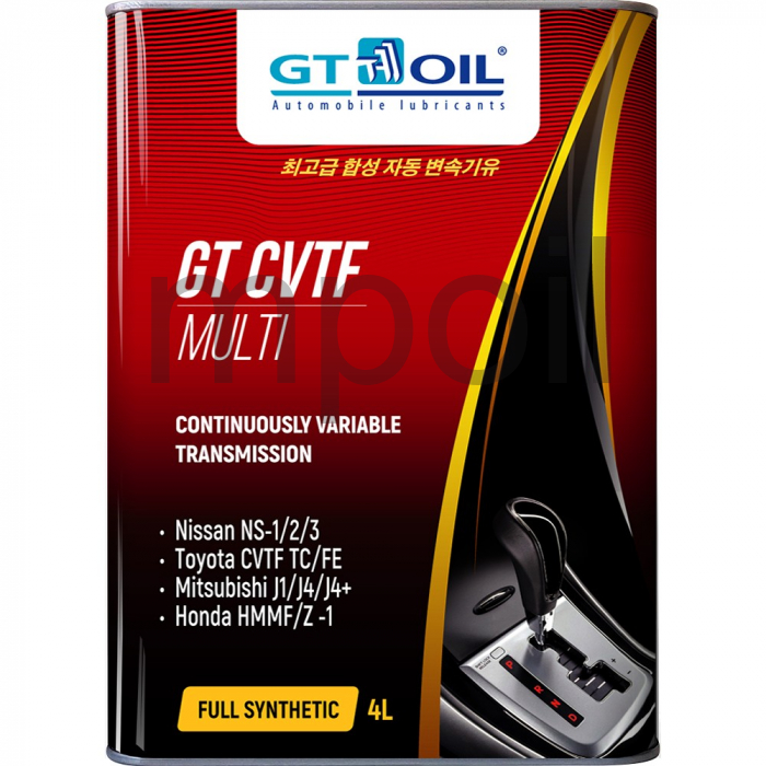 Масло GT CVTF Multi 4 л