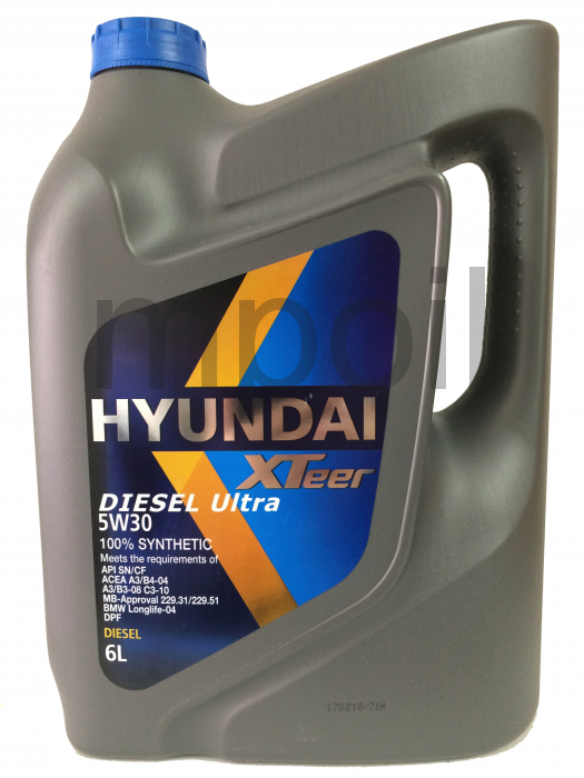 Масло Hyundai XTeer Diesel Ultra 5W30 6л