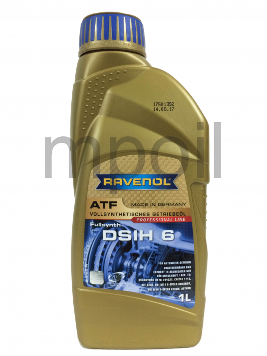 Масло RAVENOL ATF DSIH 6  трансм. (1л)