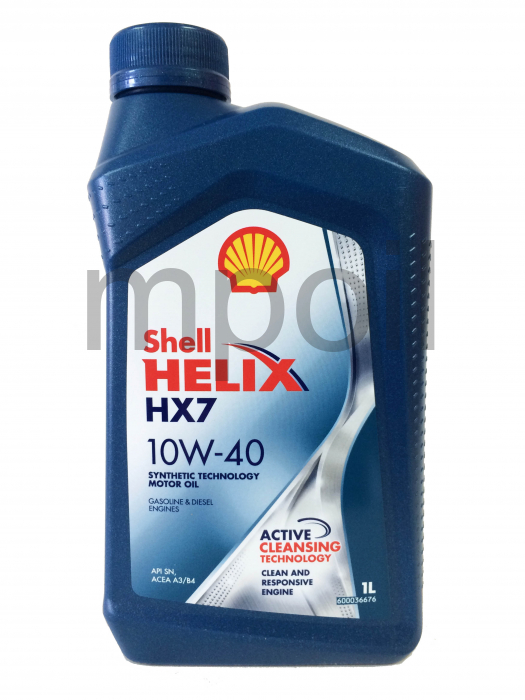Масло SHELL Helix HX7 10W-40  (1л)