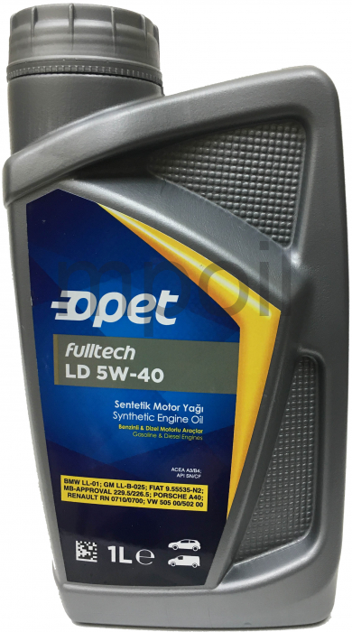 Масло OPET Fulltech LD 5W-40 SN A3/B4 (1л)