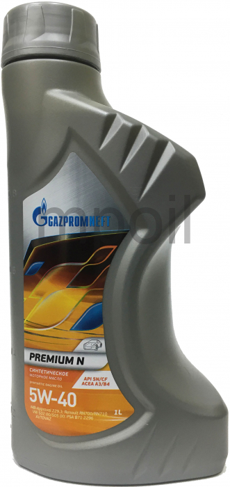 Масло Gazpromneft Premium N 5W-40  1л