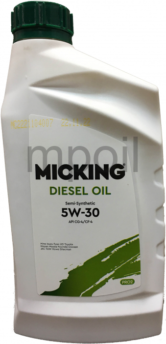 Масло Micking Diesel Oil PRO2 5W-30 CF-4 п/с 1л