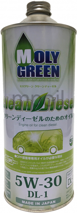 Масло Moly Green CLEAN DIESEL 5W-30 DL-1 1л