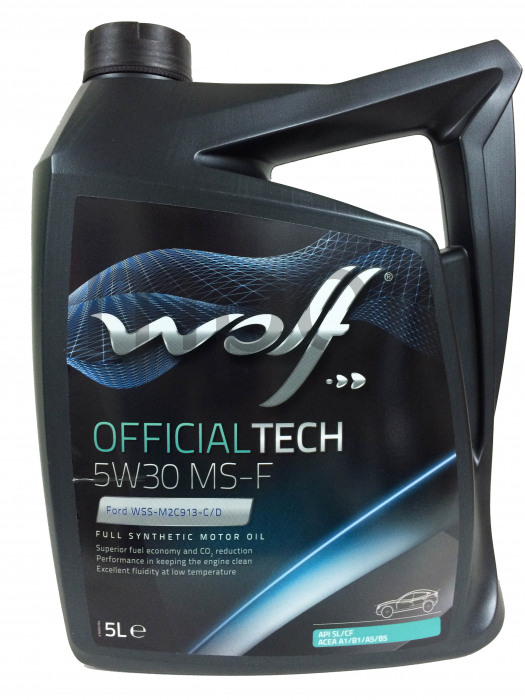 Масло WOLF OFFICIALTECH 5W30 MS-F 5L