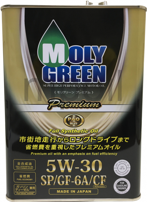 Масло Moly Green PREMIUM 5W-30 4л