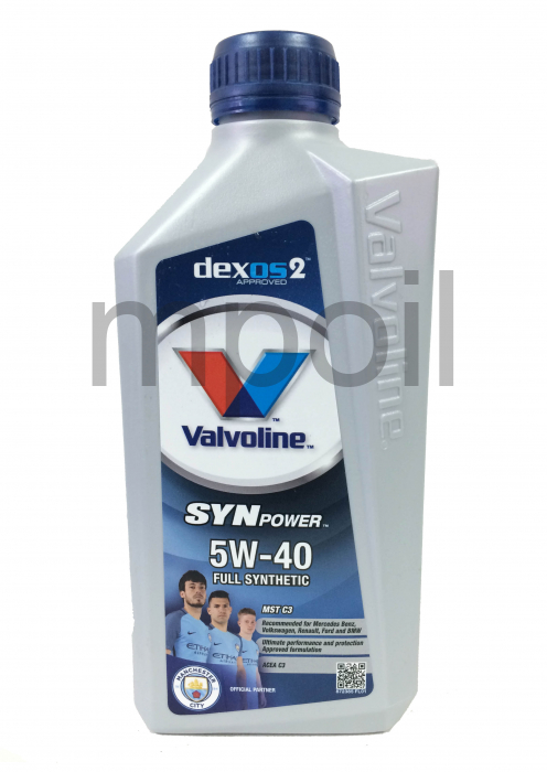 Масло Valvoline SYNPOWER MST C3 5W40 1л