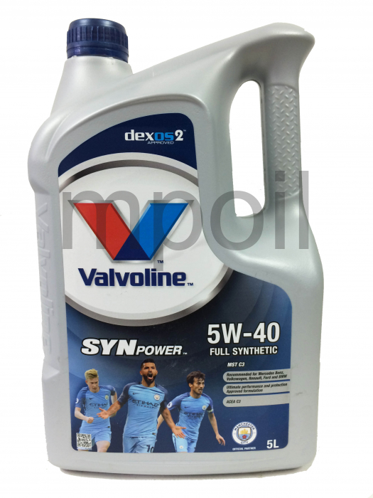 Масло Valvoline SYNPOWER MST C3 5W40 5л