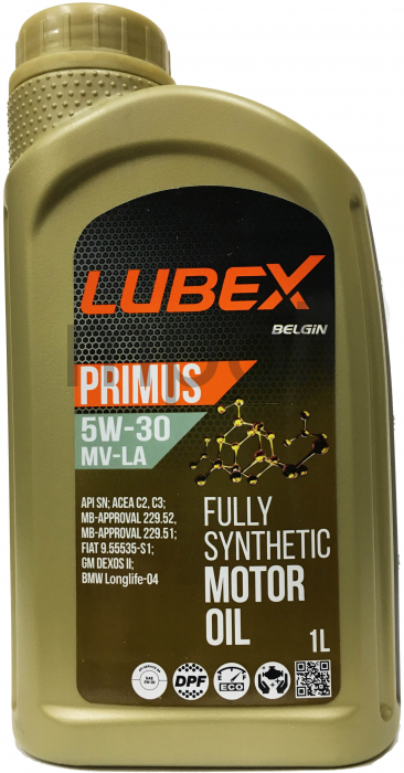 Масло LUBEX Primus MV-LA 5W-30 SN C2/C3 (1л)