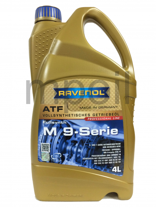 Масло RAVENOL ATF MB 9-Serie трансм. (4л)