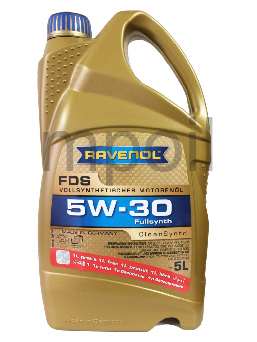 Масло RAVENOL FDS 5W-30 ( 4л)