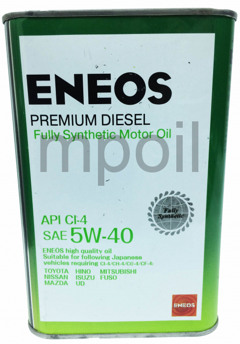 Масло ENEOS Premium Diesel CI-4  5W-40 1л