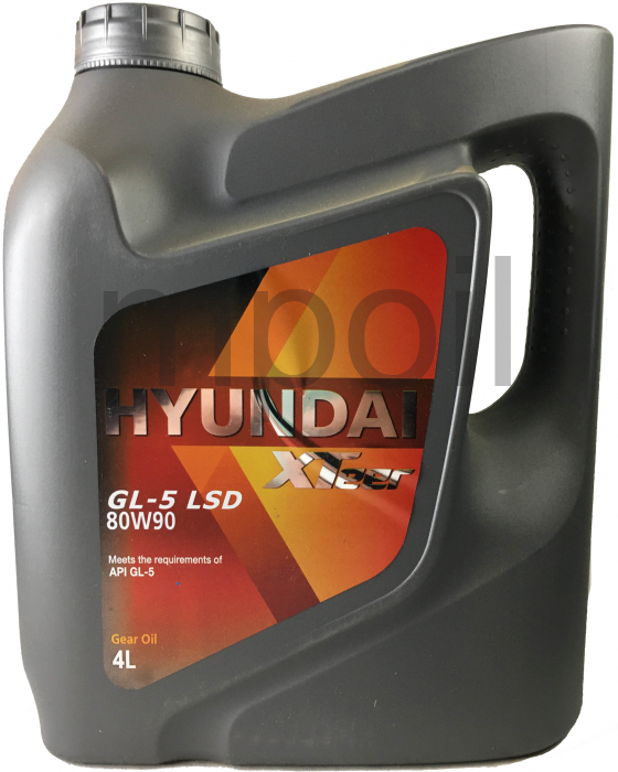 Масло Hyundai Xteer Gear Oil-5 80W90 LSD 4л