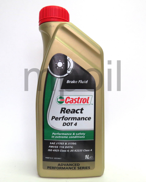 Жидкость тормоз. React Performance DOT4 (Super) 1л