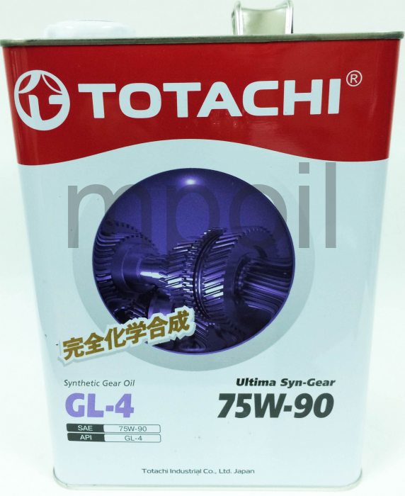 Масло TOTACHI Ultima Syn-Gear 75W-90 GL-4  4л
