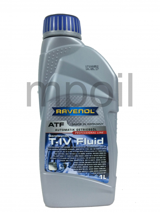 Масло RAVENOL ATF T-IV Fluid трансм. (1л)