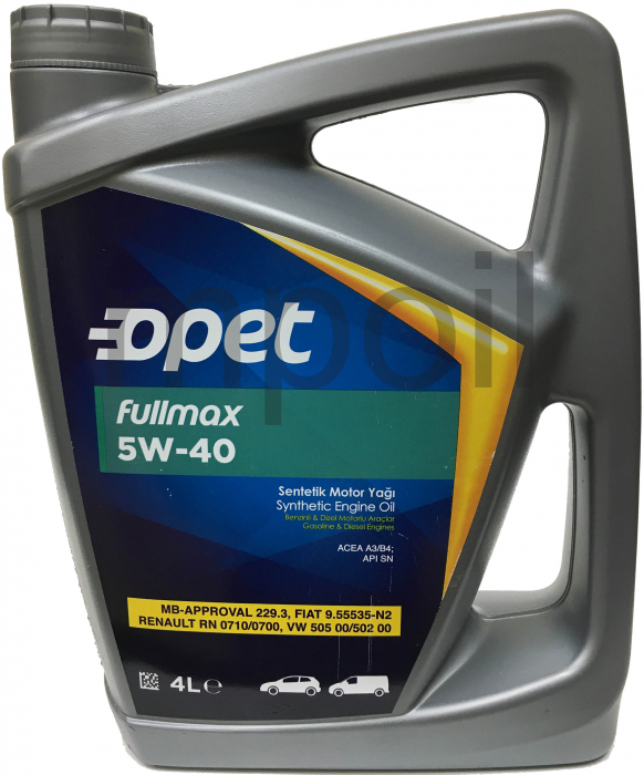 Масло OPET Fullmax 5W-40 SN (4л)