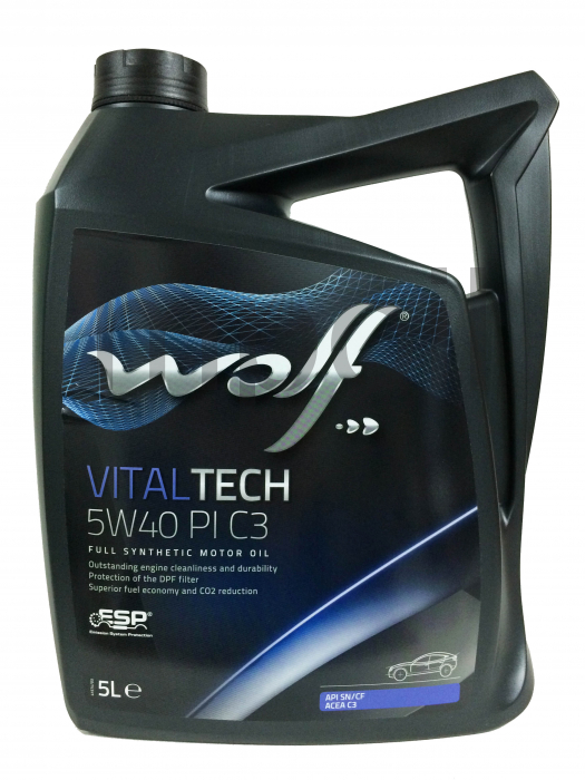 Масло WOLF VITALTECH 5W40 PI C3 5L