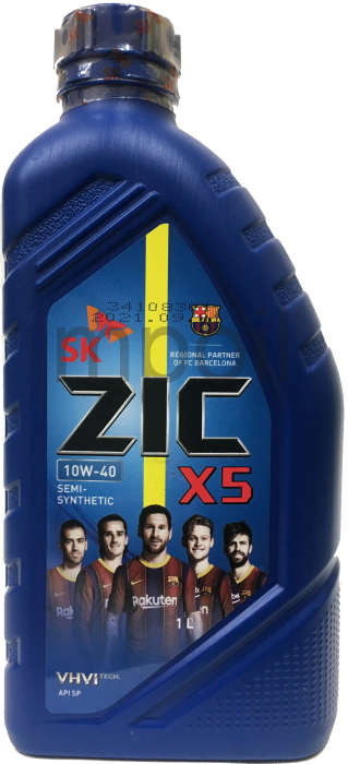 Масло ZIC X5 10W-40 1л