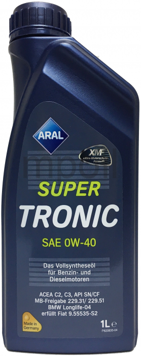 Масло Aral Super Tronic 0W-40  1л