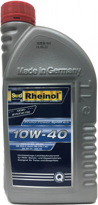 Масло SWD Rheinol  PS CS SAE 10W-40 п/с 1л