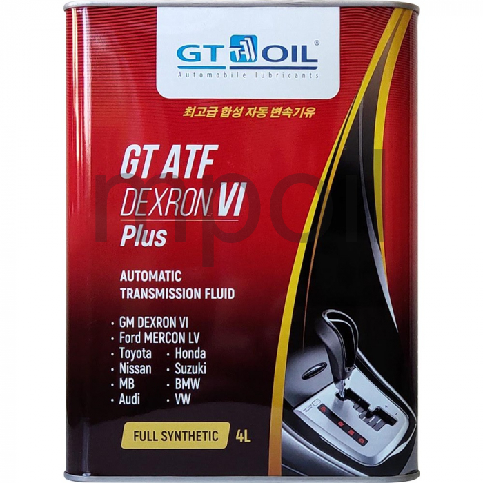 Масло GT ATF Dexron VI Plus 4 л