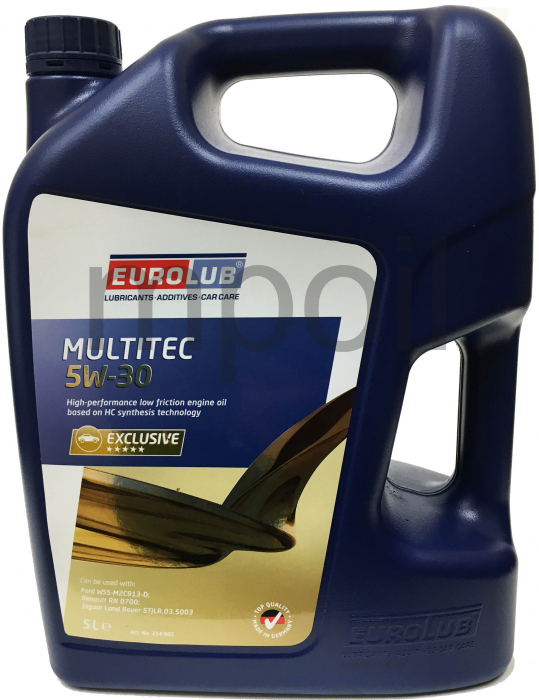 Масло EUROLUB MULTITEC 5W30 SL/CF A5/B5 5л