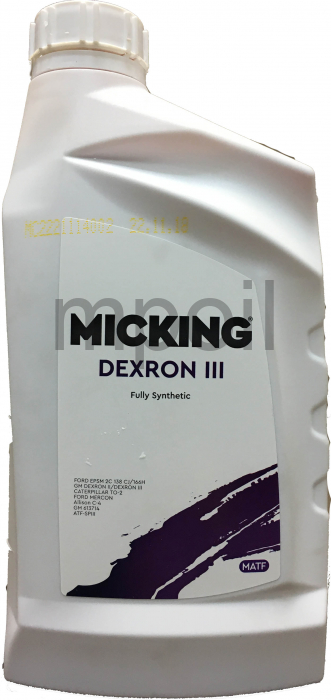 Масло Micking ATF DEXRON III 1л