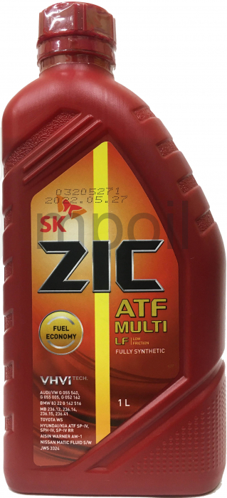 Масло трансм. ZIC ATF Multi LF 1л