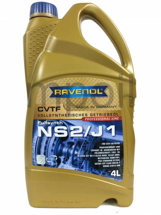 Масло RAVENOL CVTF NS2/J1 Fluid трансм. (4л)