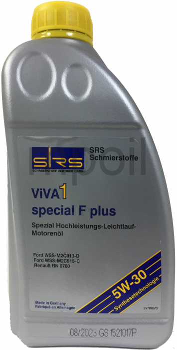Масло SRS VIVA1 Special F Plus 5W30 1л