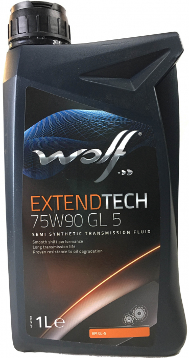 Масло WOLF EXTENDTECH 75W90 GL 5  трансм 1л