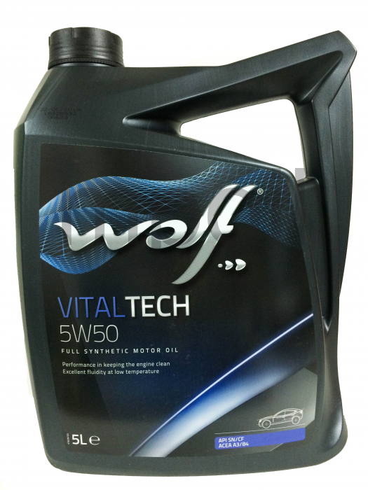 Масло WOLF VITALTECH 5W50 5L