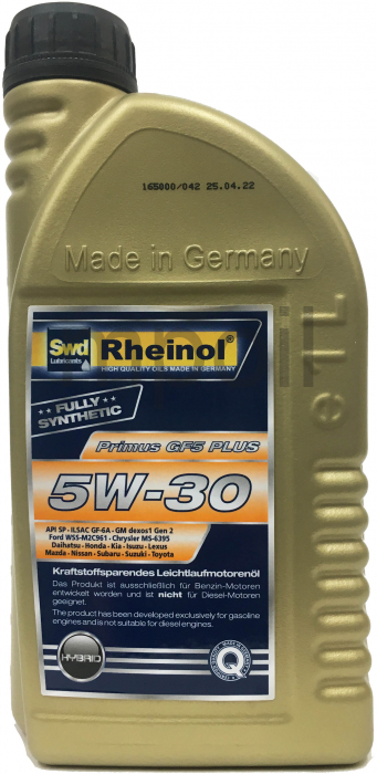 Масло SWD Rheinol Primus GF5 Plus 5W-30 1л