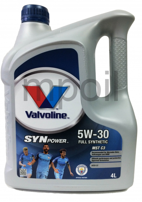 Масло Valvoline SYNPOWER MST C3 5W30 4л