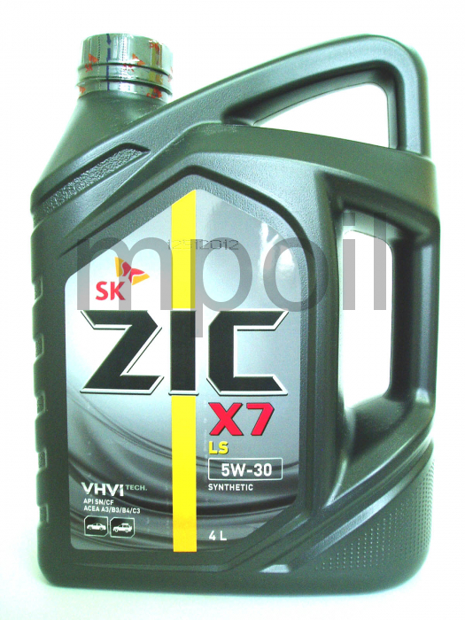 Масло ZIC X7 LS 5w30  SN/CF (4л.)