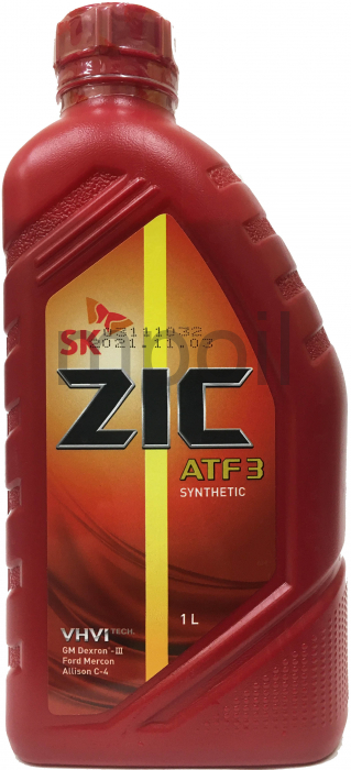 Масло трансм. ZIC ATF 3 1л