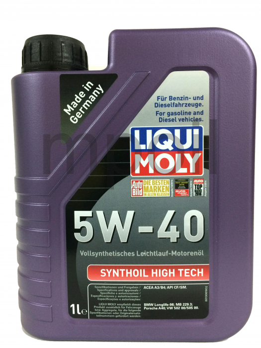 Масло LIQUI MOLY Synthoil High Tech 5W-40 (1л)