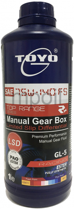 Масло TOYO-G Top Range SAE 75W-140 GL-5 R+ 1 л синт 9555131407064